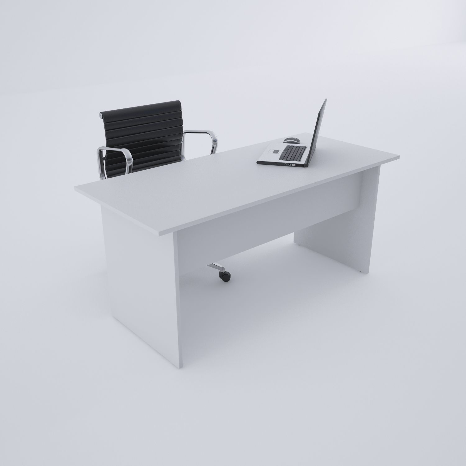 Eco Tekli Çalışma Masası Beyaz - 160x70