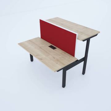 ToHi Workstation Desk - Yükseklik Ayarlı İkili Masa Model-3 - 120x165