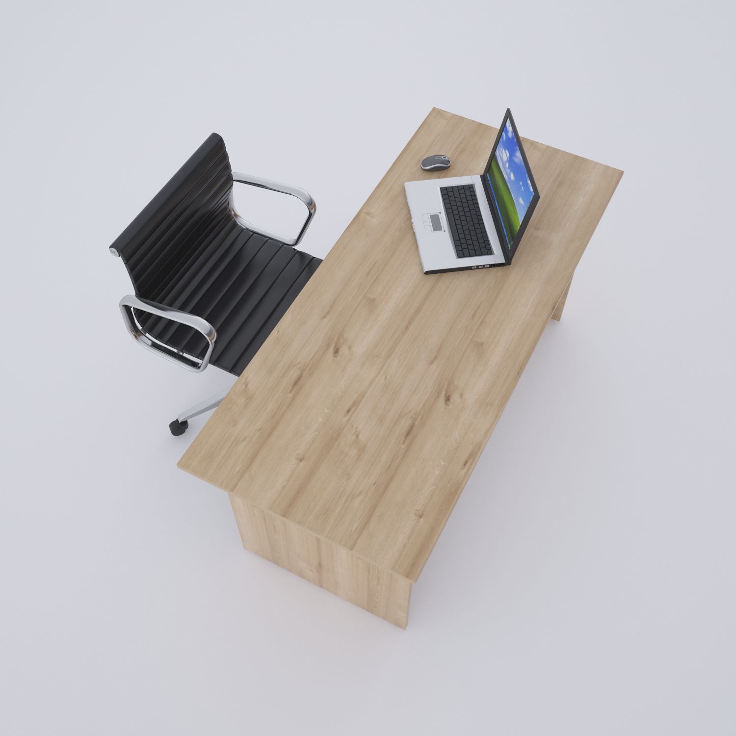 Eco Tekli Çalışma Masası Meşe - 100x70