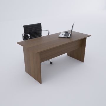 Eco Tekli Çalışma Masası Ceviz - 120x70