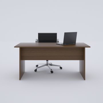 Eco Tekli Çalışma Masası Ceviz - 120x70