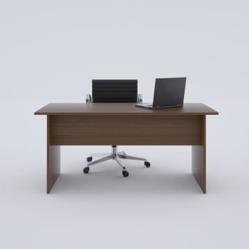 Eco Tekli Çalışma Masası Ceviz - 140x70