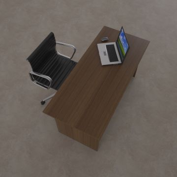 Eco Tekli Çalışma Masası Ceviz - 140x70