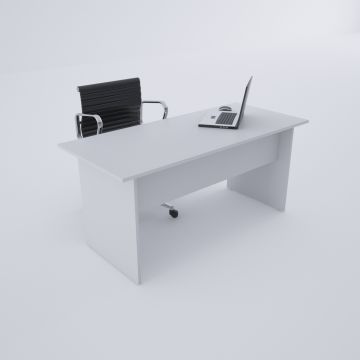 Eco Tekli Çalışma Masası Beyaz - 160x70
