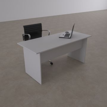 Eco Tekli Çalışma Masası Beyaz - 160x70