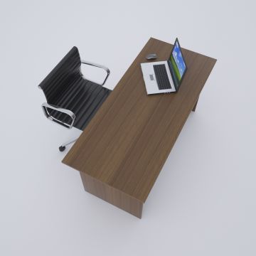 Eco Tekli Çalışma Masası Ceviz - 160x70