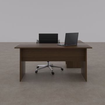 Eco Keson Etajerli Çalışma Masası Ceviz - 140x70