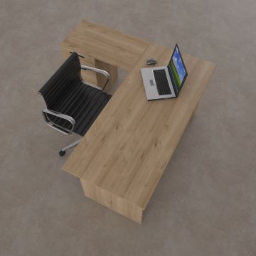 Eco Keson Etajerli Çalışma Masası Meşe - 160x70
