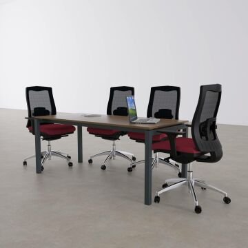 Cube-40 Toplantı Masası M 140x80 - Ceviz