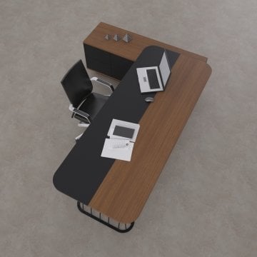 Bolero Alt Etajerli Yönetici Masası