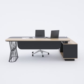 Bolero Alt Etajerli Yönetici Masası