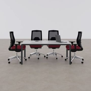 Cube-40 Toplantı Masası M 180x80 - Beyaz