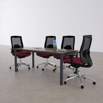 Cube-40 Toplantı Masası M 180x80 - Ceviz