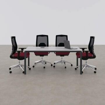 Cube-40 Toplantı Masası M 200x80 - Beyaz