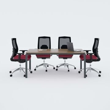 Cube-40 Toplantı Masası M 200x80 - Ceviz