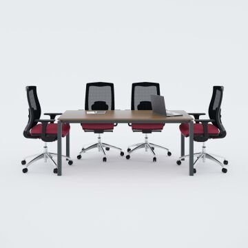Cube-40 Toplantı Masası M 200x80 - Ceviz