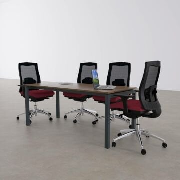 Cube-40 Toplantı Masası M 200x80 - Ceviz