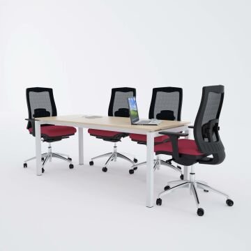 Cube-40 Toplantı Masası M 200x80 - Meşe