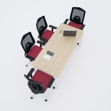 Cube-40 Toplantı Masası M 200x80 - Meşe