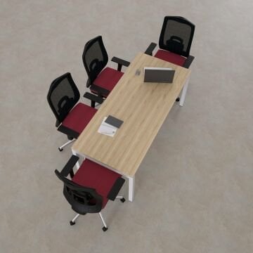 Cube-40 Toplantı Masası M 200x80 - Meşe