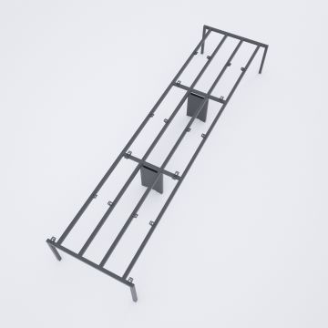 Cube 40 Altılı Çalışma Masası 300x140 - Beyaz