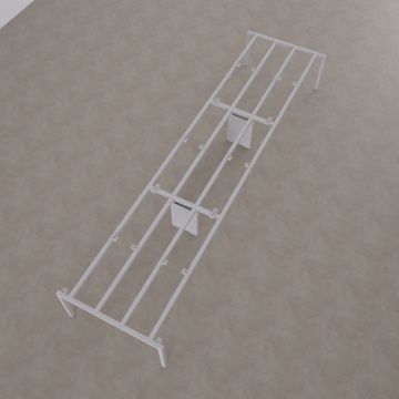 Cube 40 Altılı Çalışma Masası 360x140 - Meşe