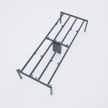 Cube 40 Dörtlü Çalışma Masası 200x140 - Beyaz