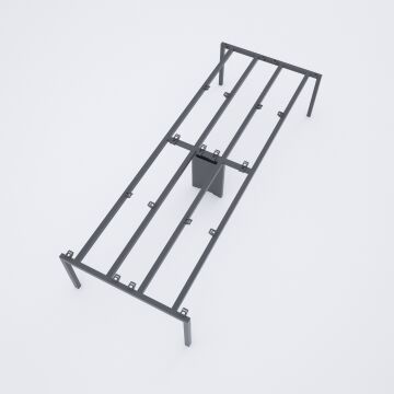 Cube 40 Dörtlü Çalışma Masası 320x140 - Beyaz