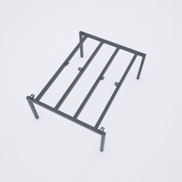 Cube 40 İkili Çalışma Masası 140x140 - Beyaz