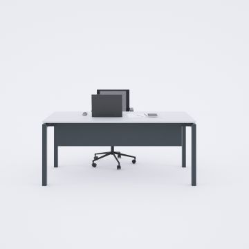 Cube 40 Çalışma Masası 100x80 - Beyaz