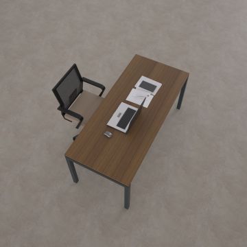 Cube 40 Çalışma Masası 100x80 - Ceviz