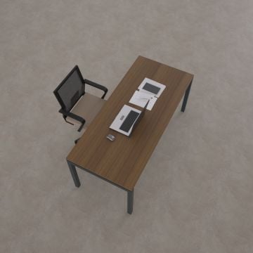 Cube 40 Çalışma Masası 120x80 - Ceviz