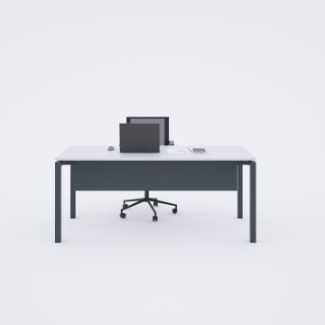 Cube 40 Çalışma Masası 140x80 - Beyaz