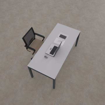 Cube 40 Çalışma Masası 140x80 - Beyaz