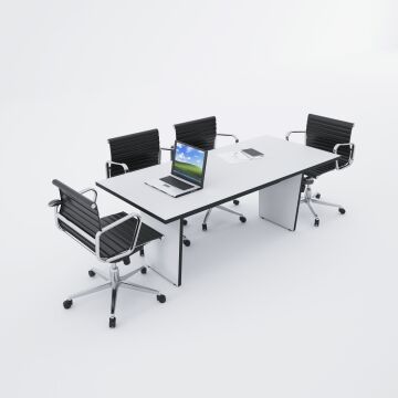 Panel Toplantı Masası M Beyaz - 200x90