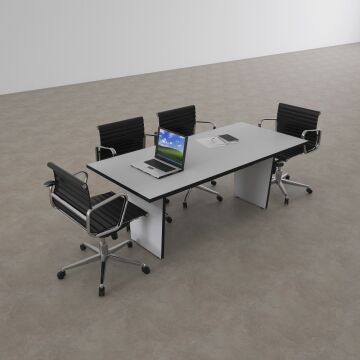 Panel Toplantı Masası M Beyaz - 200x90