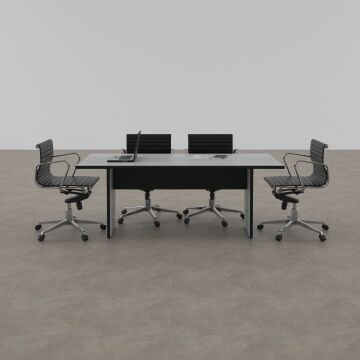 Panel Toplantı Masası M Beyaz - 200x90