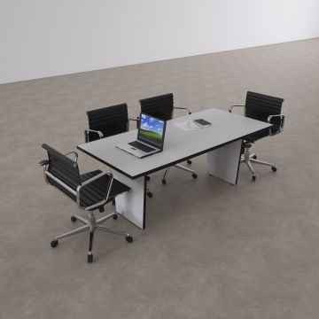 Panel Toplantı Masası M Beyaz - 220x90