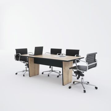 Panel Toplantı Masası M Meşe - 180x90
