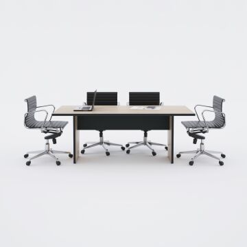Panel Toplantı Masası M Meşe - 180x90