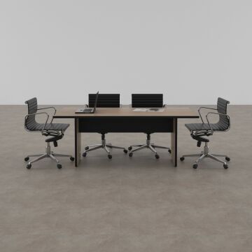 Panel Toplantı Masası M Meşe - 180x90