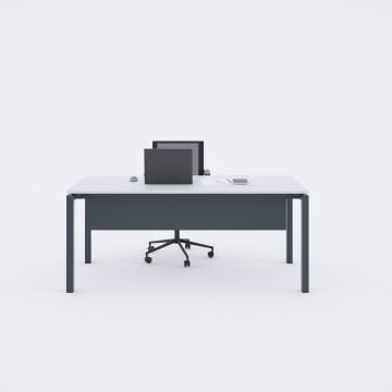 Cube 40 Çalışma Masası 200x80 - Beyaz