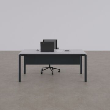 Cube 40 Çalışma Masası 200x80 - Beyaz