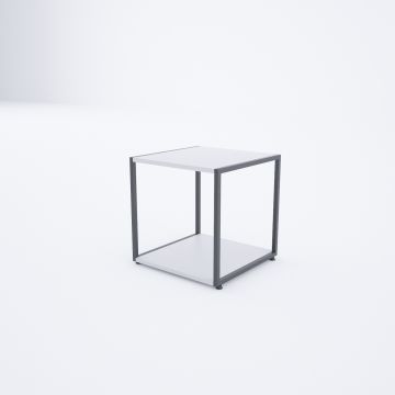 Cube Yan Sehpa Beyaz