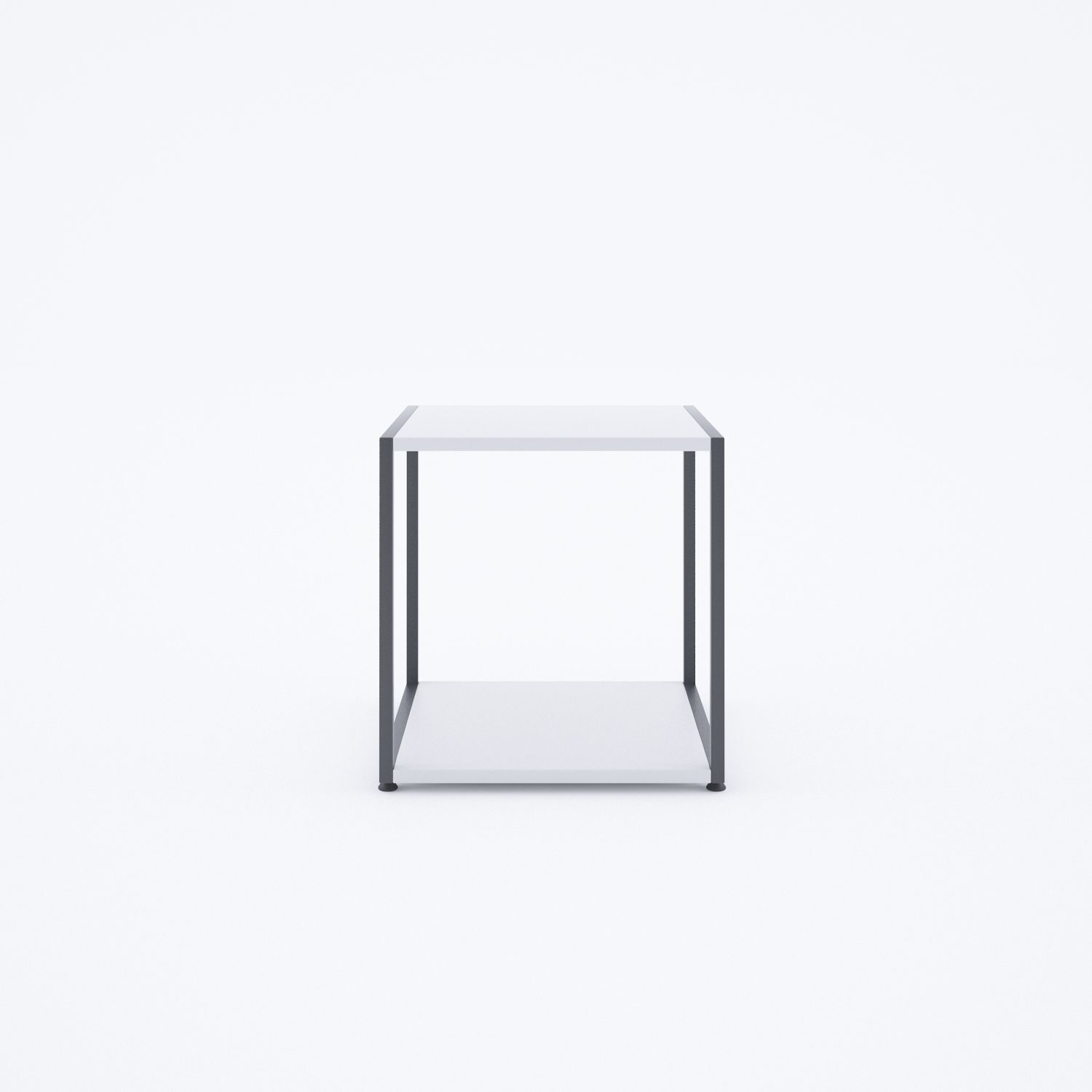 Cube Yan Sehpa Beyaz