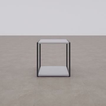 Cube Yan Sehpa Beyaz