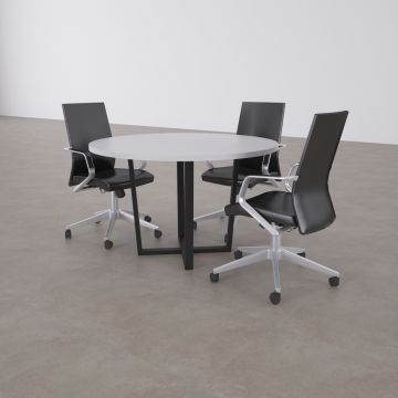 Aleos Daire Toplantı Masası Beyaz - 140R