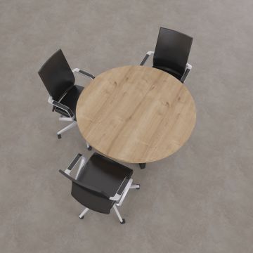 Aleos Daire Toplantı Masası Meşe - 140R