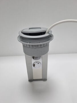 Dairesel Masa Üstü Priz Kutusu