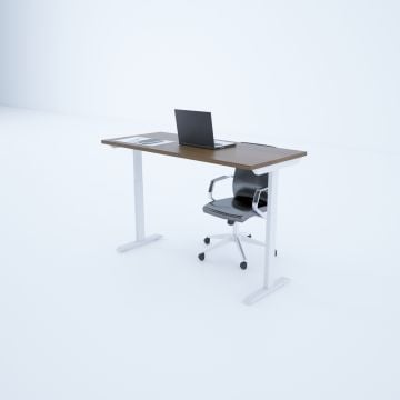 ToHi Desk - Yükseklik Ayarlı Masa 140x80 - Ceviz+Beyaz
